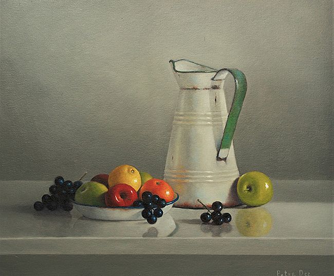 Peter Dee - Vintage French Enamelware with Fruit